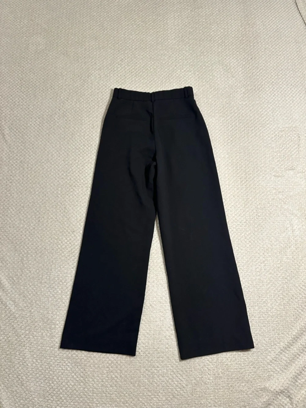 Abercrombie & Fitch Black Wide-Leg Trousers - Picture 2 of 5